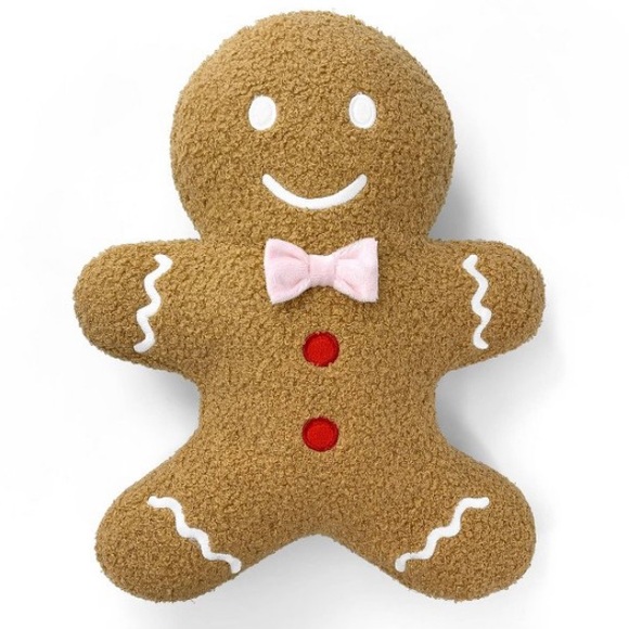 ✨ FIRM✨ Target Bullseye’s Playground Christmas Holiday Gingerbread Throw Pillow - Picture 1 of 9